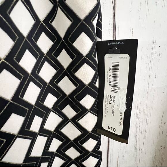 Worthington Women's Sleeveless Zipper Back Multi-pattern Dress Sz S - Picture 9 of 11